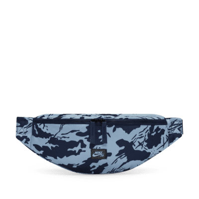 Nike camo bum bag in blue on sale